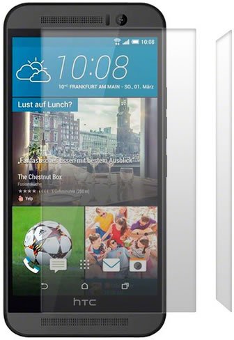 HTC One M9 Tempered Glass Screen Protector (2-Pack) - HD Clear, Anti-Scratch, Bubble-Free - Perfect for Work, Travel & Everyday Use