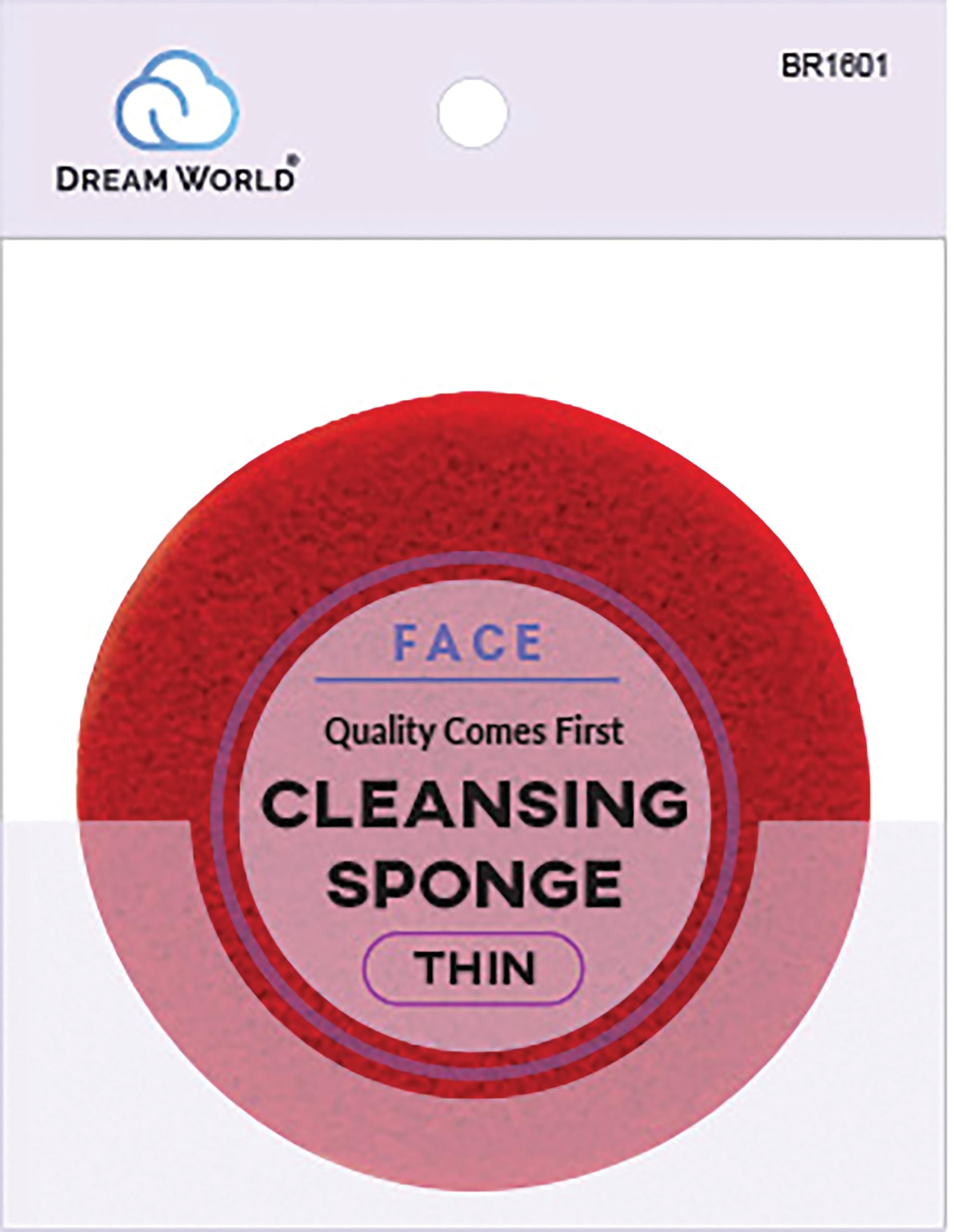 Brittny Cosmetic Sponge Rubber Red (Pack of 4) - Soft Makeup Blender for Foundation, Concealer & Powder - Perfect for Daily Makeup & Professional Use