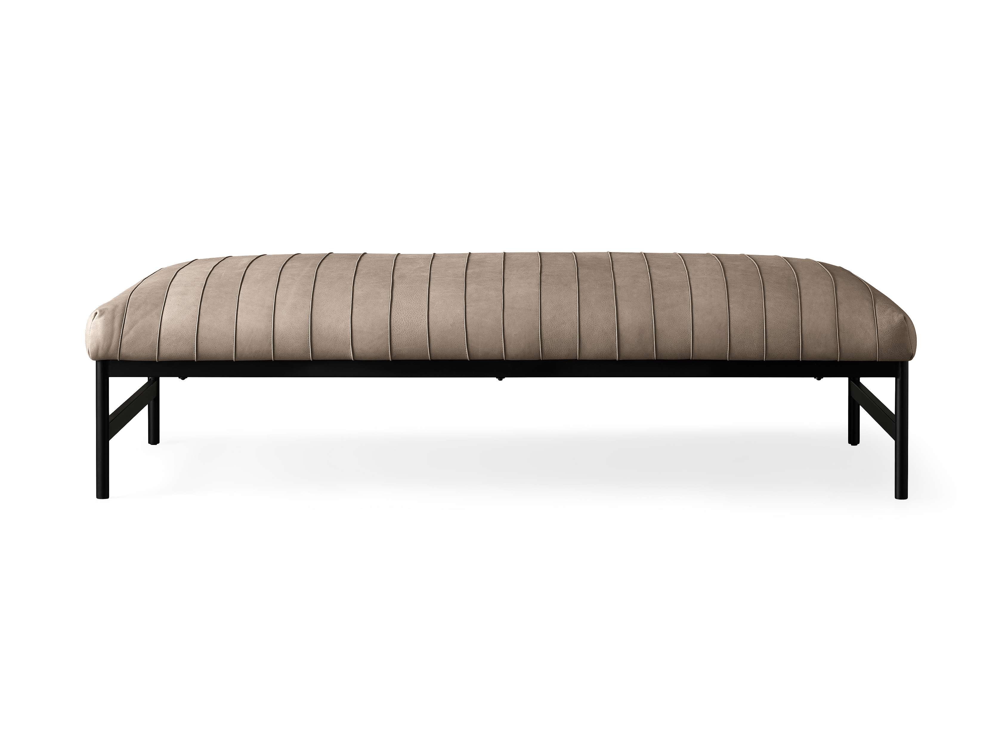 Premium Antwerp Leather Bench - Handcrafted Genuine Leather Seat for Living Room, Bedroom & Entryway - Stylish & Durable Home Decor Furniture