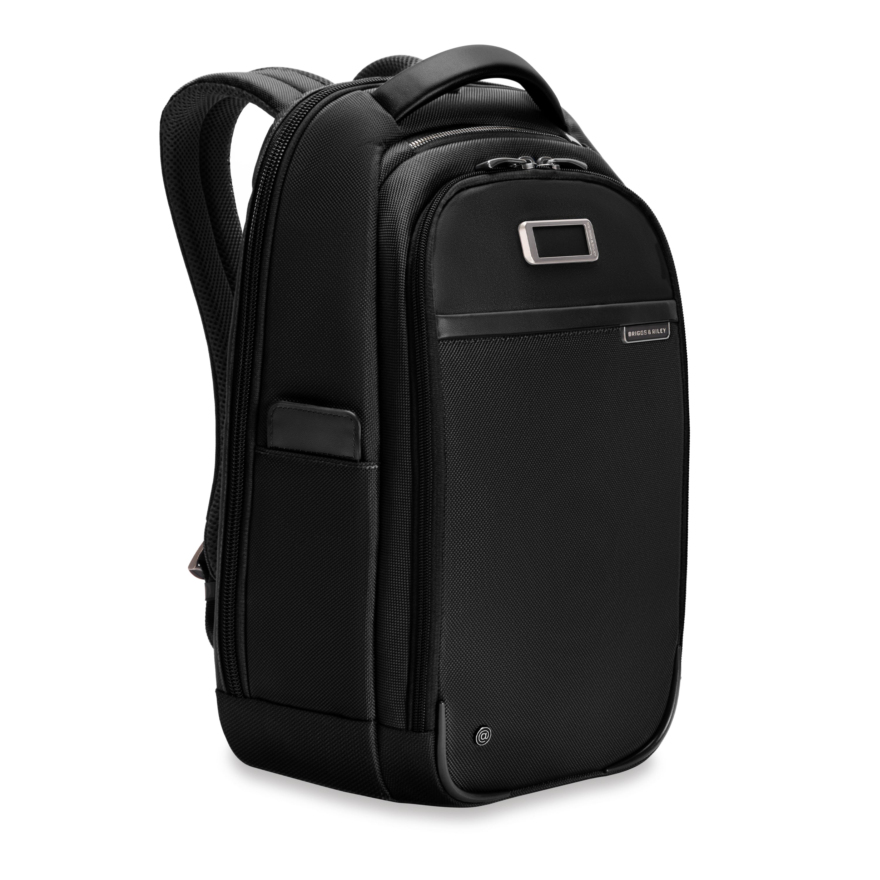 Briggs & Riley @work 2.0 Slim Backpack for Business Travel & Commuting - Durable Laptop Backpack with USB Charging Port, Water-Resistant, Perfect for Work & College