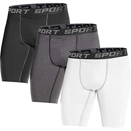 3 Pack- Black/Gray/White