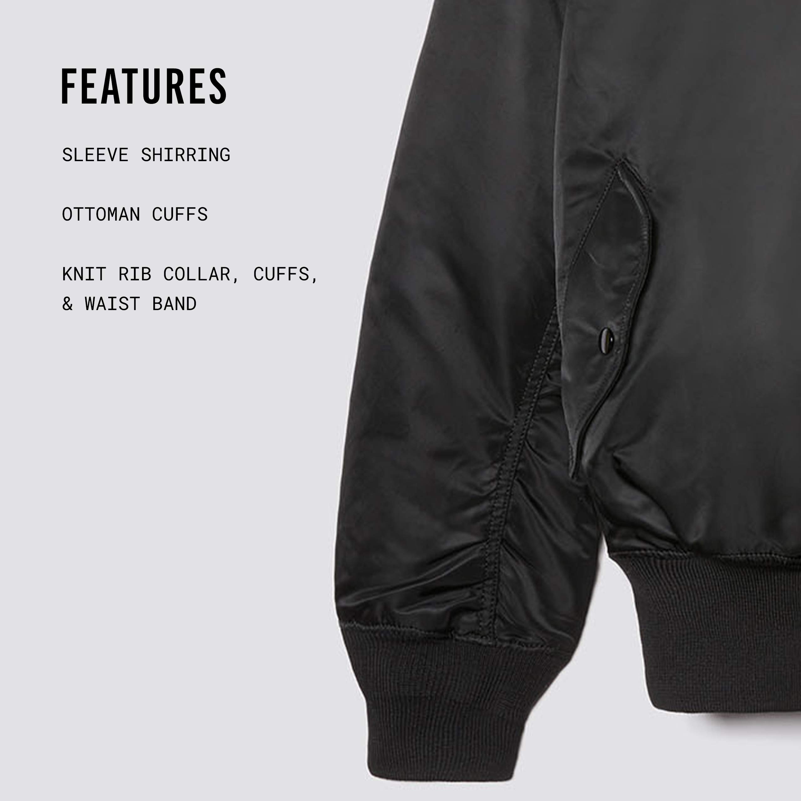 Alpha Industries MA-1 Bomber Flight Jacket - Men's Military Style Pilot Jacket with Water-Repellent Nylon - Perfect for Aviation Enthusiasts & Streetwear Fashion