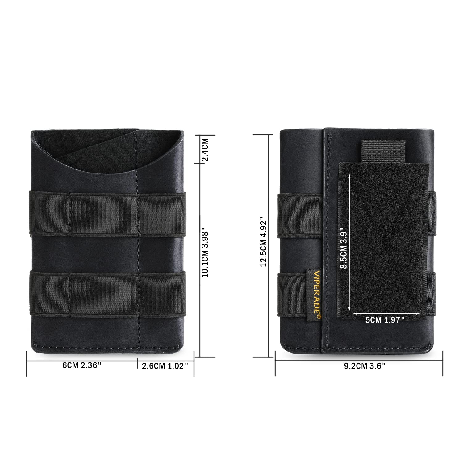 VIPERADE PL5 EDC Organizer Pouch - Slim Tactical Gear Pouch with MOLLE Webbing & Customizable Patch Panel for Everyday Carry Essentials | Perfect for Hiking, Camping & Outdoor Adventures
