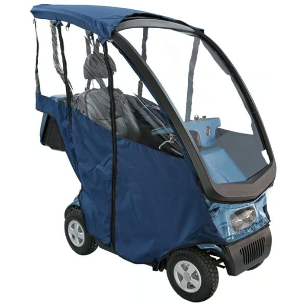 AFIKIM Afiscooter C4 Mobility Scooter with Hard Top Canopy - Weather Protection for Outdoor Use in Parks, Shopping & Neighborhoods