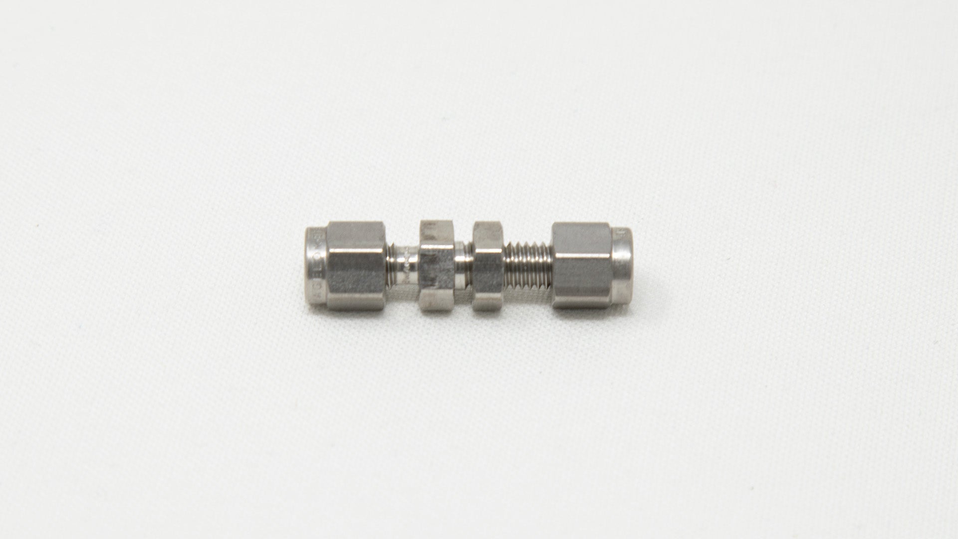 1/16 Inch O.D. Stainless Steel Bulkhead Union Fitting - High Quality Tubing Connector for Water, Fuel & Chemical Systems | Perfect for Marine, Industrial & Plumbing Applications
