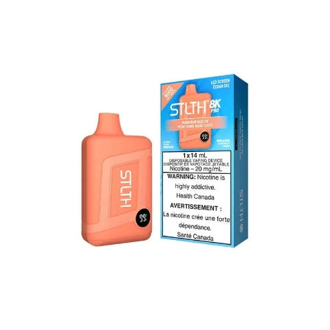 STLTH 8K PRO Disposable Vape with LED Display - 8000 Puffs | 5-Pack for Long-Lasting Use | Perfect for Travel, Parties & On-the-Go Vaping (Ontario)