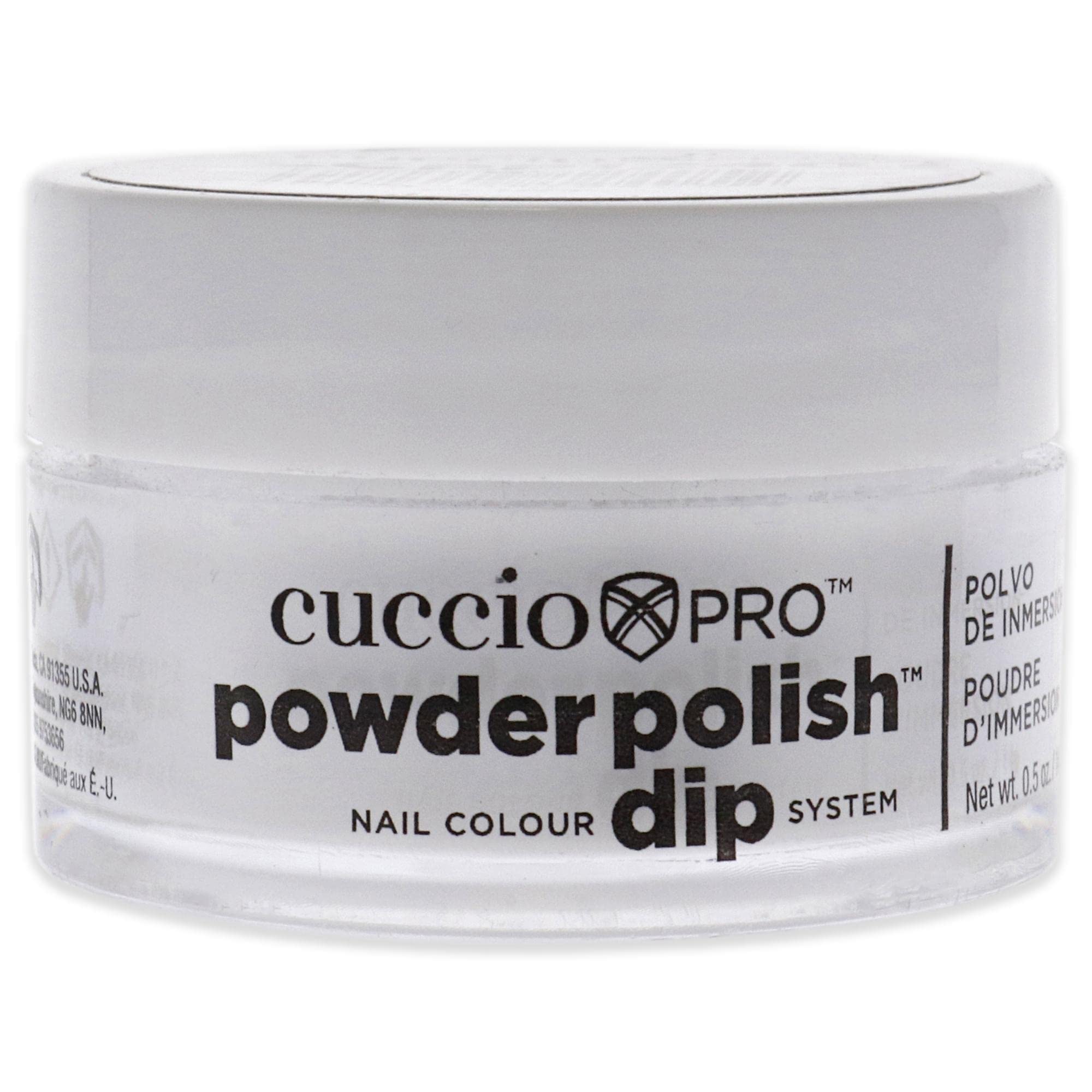 Cuccio Colour Powder Nail Polish - Highly Pigmented Long-Lasting Lacquer for Manicures & Pedicures - 0.5oz Flirt Shade - Salon Quality Nail Powder for Flawless Rich Color - Perfect for Home Nail Art & Professional Salon Use