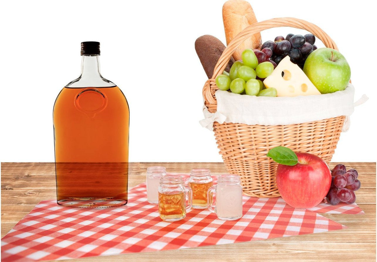 Kikkerland Mason Jar Shot Glasses - 4-Piece Set for Whiskey, Vodka & Cocktails - Perfect for Parties, Weddings & Home Bars