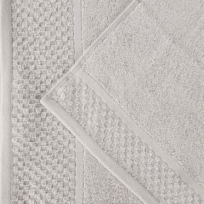 Premium Cotton Plush Soft Absorbent Jacquard 3-Piece Towel Set for Bath, Spa & Guest Use - Ultra-Luxury Bath Towels, Hand Towels & Washcloths
