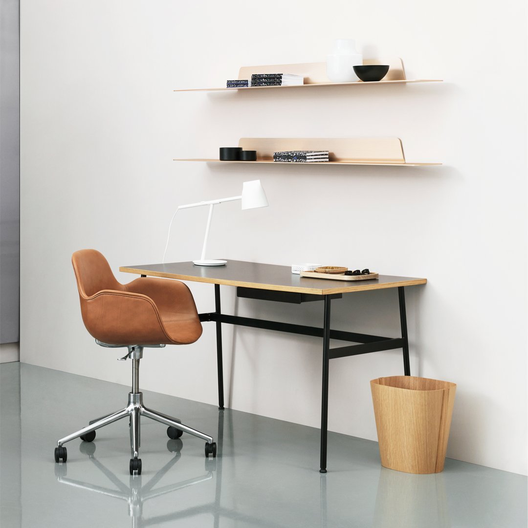 Normann Copenhagen Modern Legal Journal Desk - Stylish Writing Desk for Home Office & Study, Perfect for Lawyers & Professionals