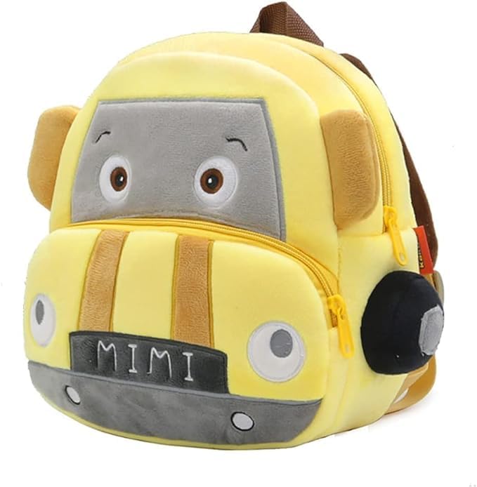 **Cute Plush Cartoon Toddler Backpack for Boys & Girls Ages 1-5 - Lightweight Mini Preschool Bag for Nursery, School, Travel & Picnic - Soft & Durable Kids Travel Backpack**    *(Perfect for daycare, kindergarten, family outings, and weekend adventures!)*