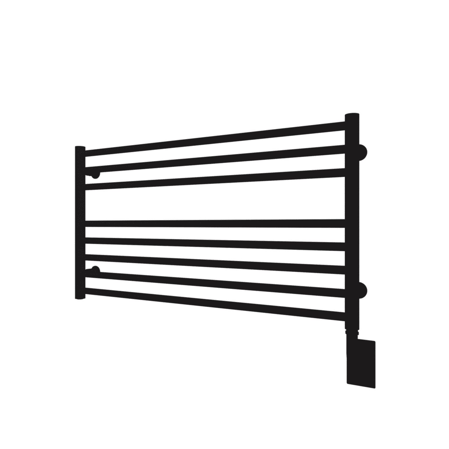 Tuzio Sorano Hardwired or Plug-in Towel Warmer - 35.5