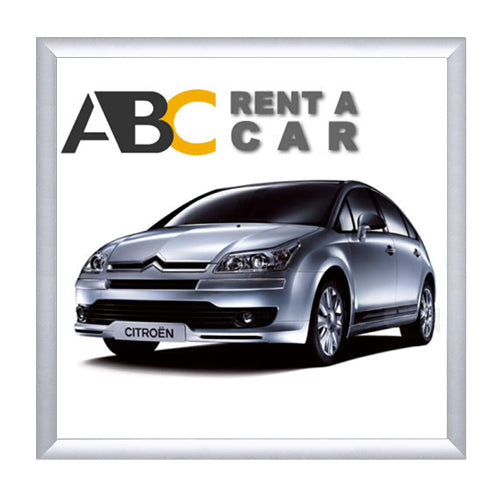 30x40 Poster Snap Frames - 1 5/8 Inch Wide Aluminum Profile for Mounted Graphics - Perfect for Art Prints, Photos, and Signs in Home, Office, or Gallery Displays