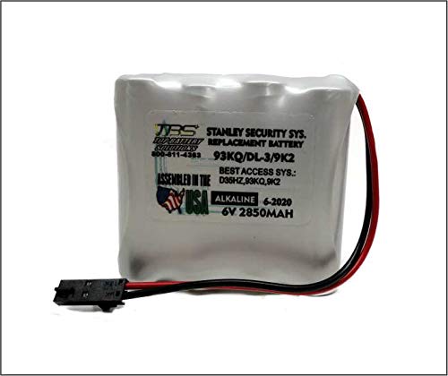 Stanley Security Systems 35HZ DL-3 Door Lock Replacement Battery - Compatible with Stanley 35HZ Series - Long Lasting Power for Home & Business Security - Perfect for Offices, Warehouses and Commercial Buildings