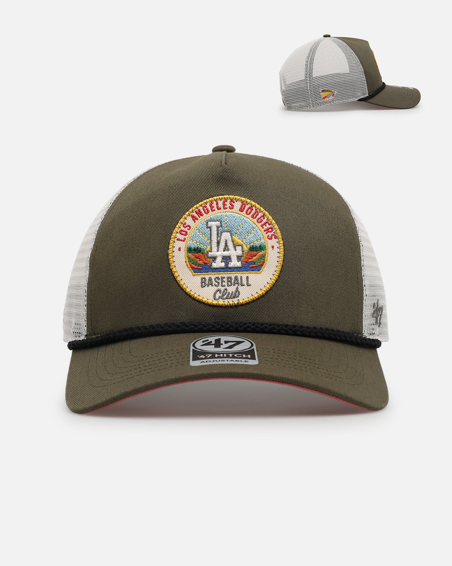 47 Brand Los Angeles Dodgers 'Casting Call' Snapback Trucker Hat in Sandalwood - Perfect for Baseball Games, Streetwear Fashion & Casual Outfits