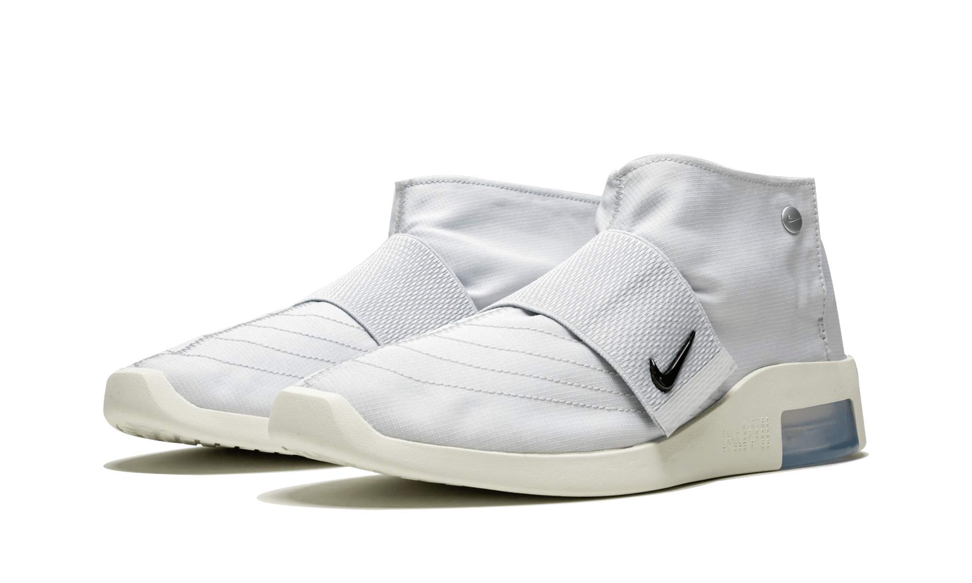 Nike Air Fear of God Moccasin Sneakers for Men - Pure Platinum/Black - Premium Comfort & Style for Casual Wear, Street Fashion, and Everyday Outfits