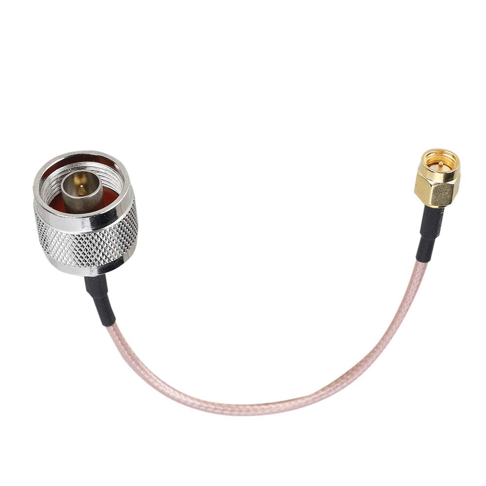 Low Loss Acid Resistant SMA to N-Type RF Coaxial Cable - Corrosion Proof SMA Male to N-Type Male Connector for Antennas, Wireless Routers, Ham Radios & Outdoor Communication Systems