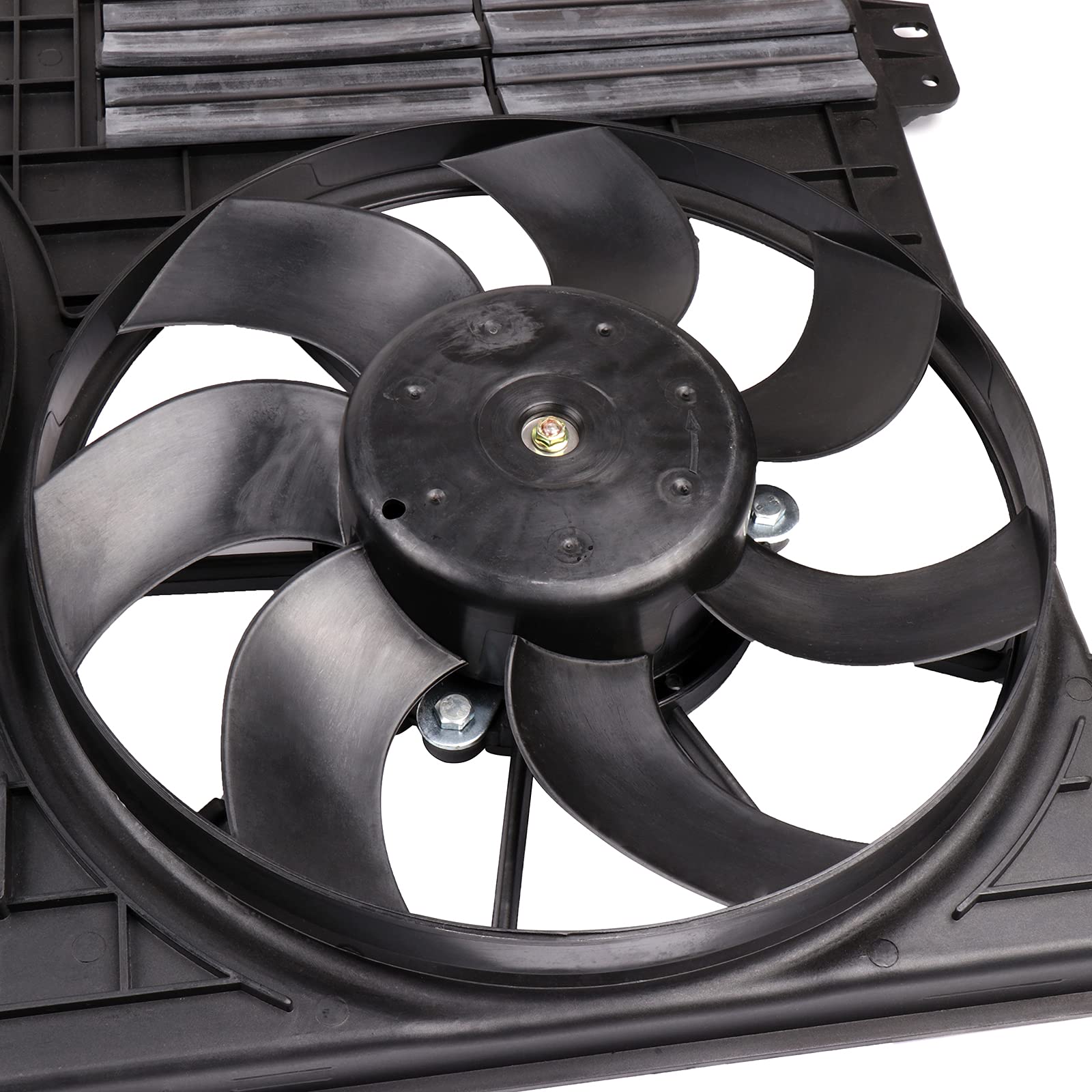 OCPTY Cooling Fan Assemblies Replacement for Audi A3 Quattro, TT, Passat, Passat CC, Golf - High Performance Radiator Cooling Fan for Engine Overheating Protection - Perfect for Summer Driving & Heavy Traffic Conditions