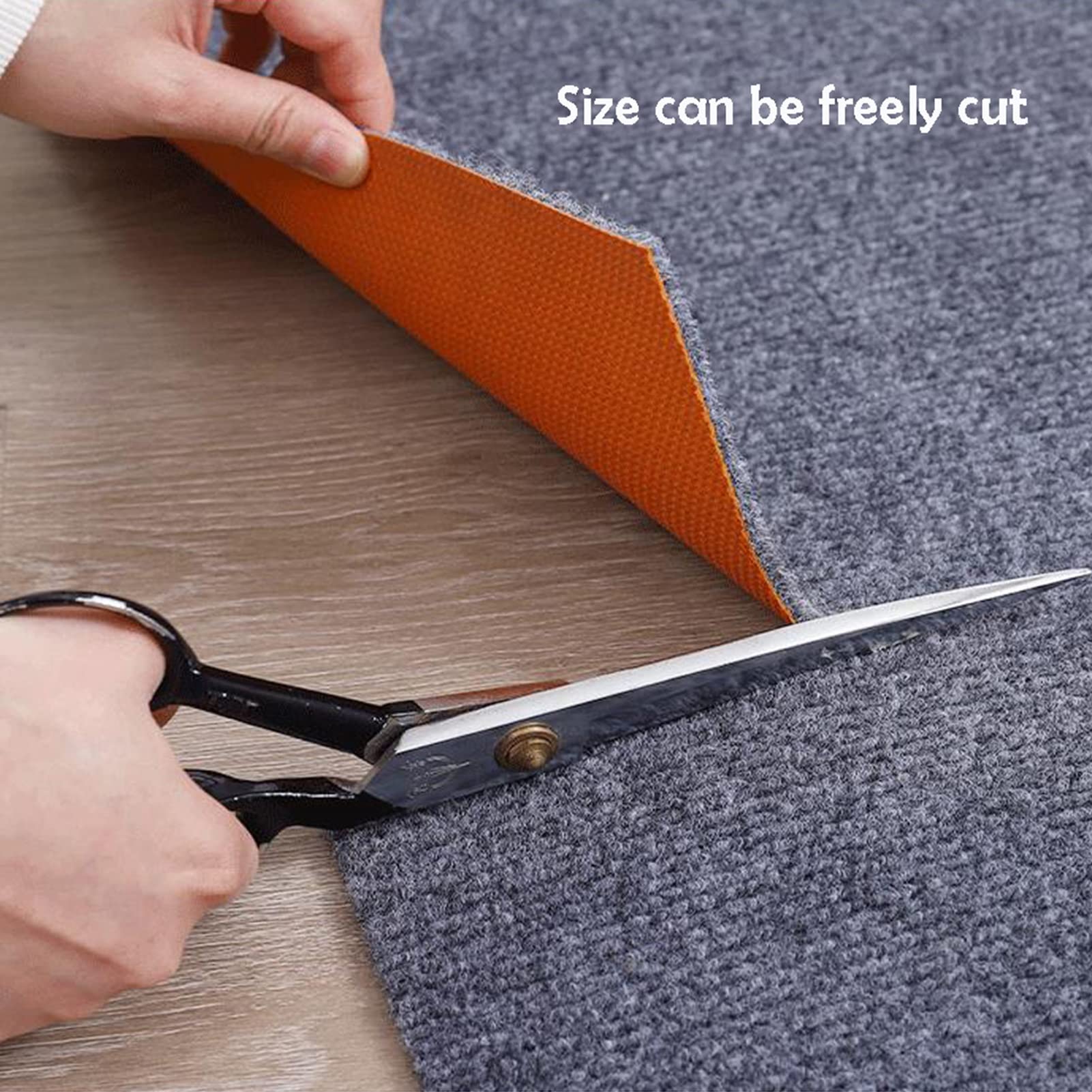Premium Large Office Chair Mat 4.92x9.84ft - Anti-Slip Hardwood Floor Protector for Computer Desk, 0.6mm Thick Brown PVC Mat - Perfect for Home Office, Gaming Setup & Workspace Protection