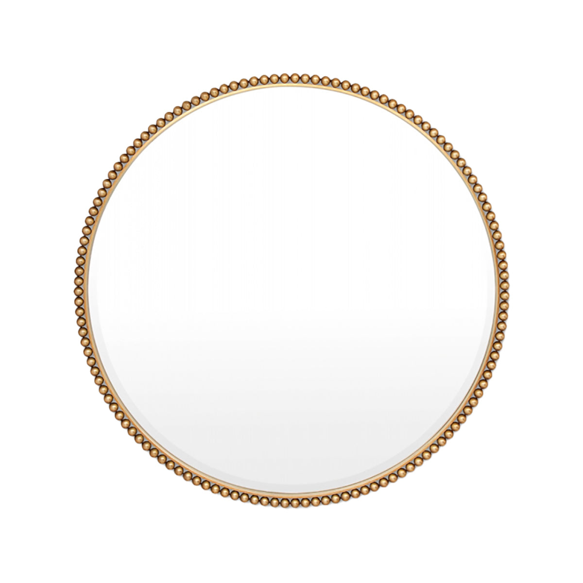 Estelle Round Mirror - 24 Inch Gold Wall Mirror, Vintage Decorative Mirror for Living Room, Bedroom, Bathroom - Perfect for Home Decor & Interior Design