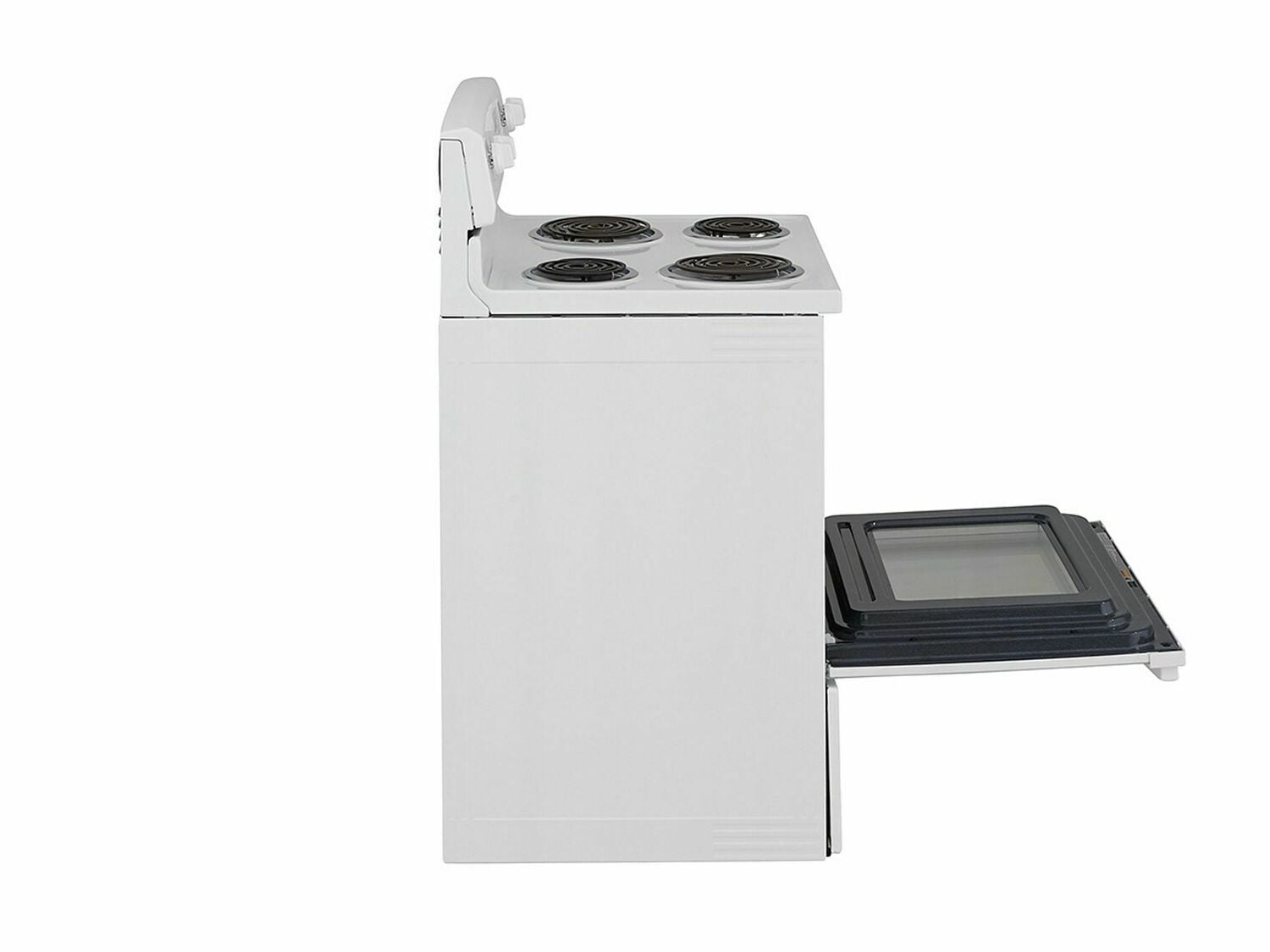 Amana ACR4503SFW 30 Inch Electric Range with Self-Cleaning Option - White | Freestanding Kitchen Stove for Baking, Roasting & Family Cooking