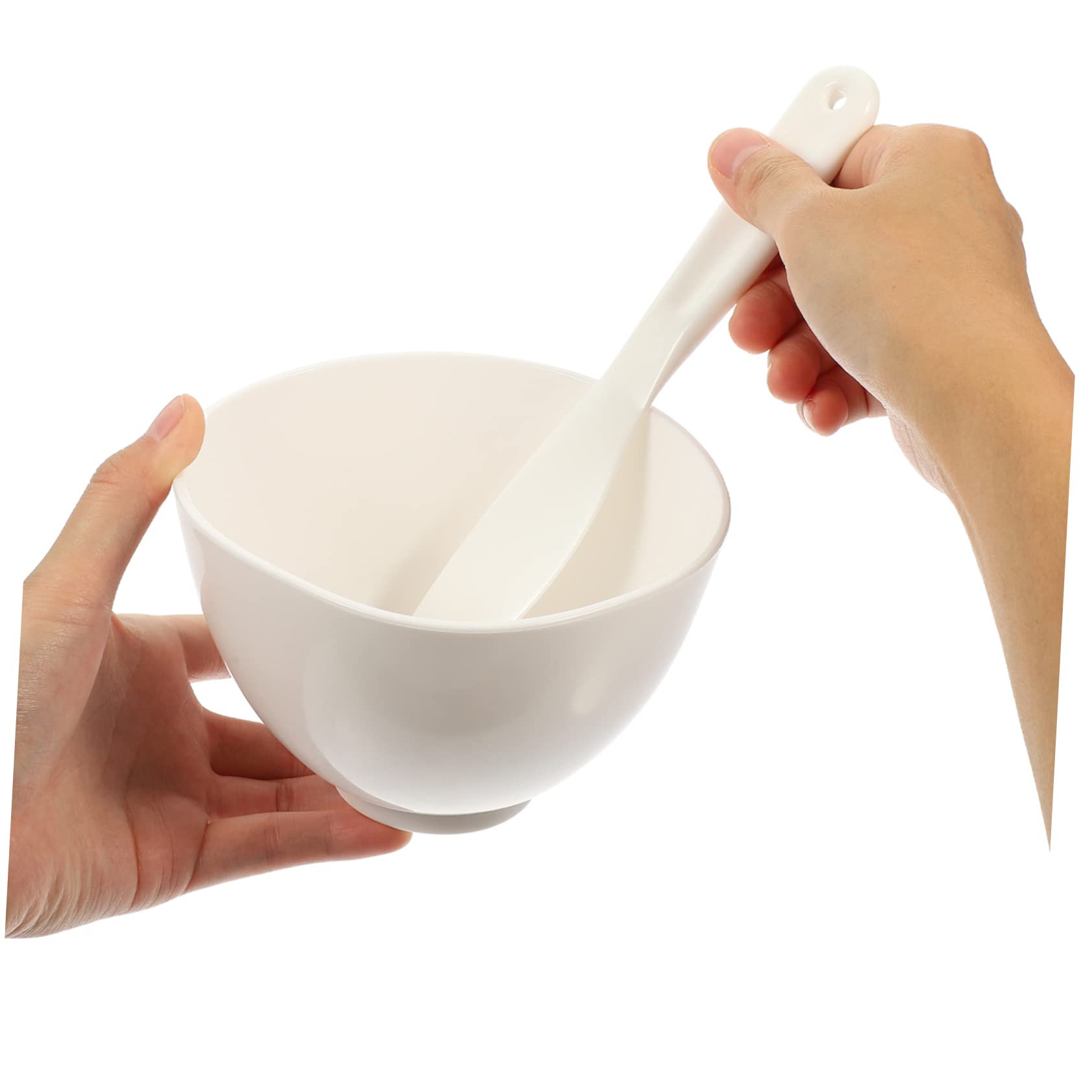 Healeved 500ml Plastic Mask Mixing Bowl Set - DIY Facial Mask & Beauty Mixing Bowl with Stirring Tool for Home & Professional Salons - Perfect for Spa, Skincare & Cosmetic Treatments