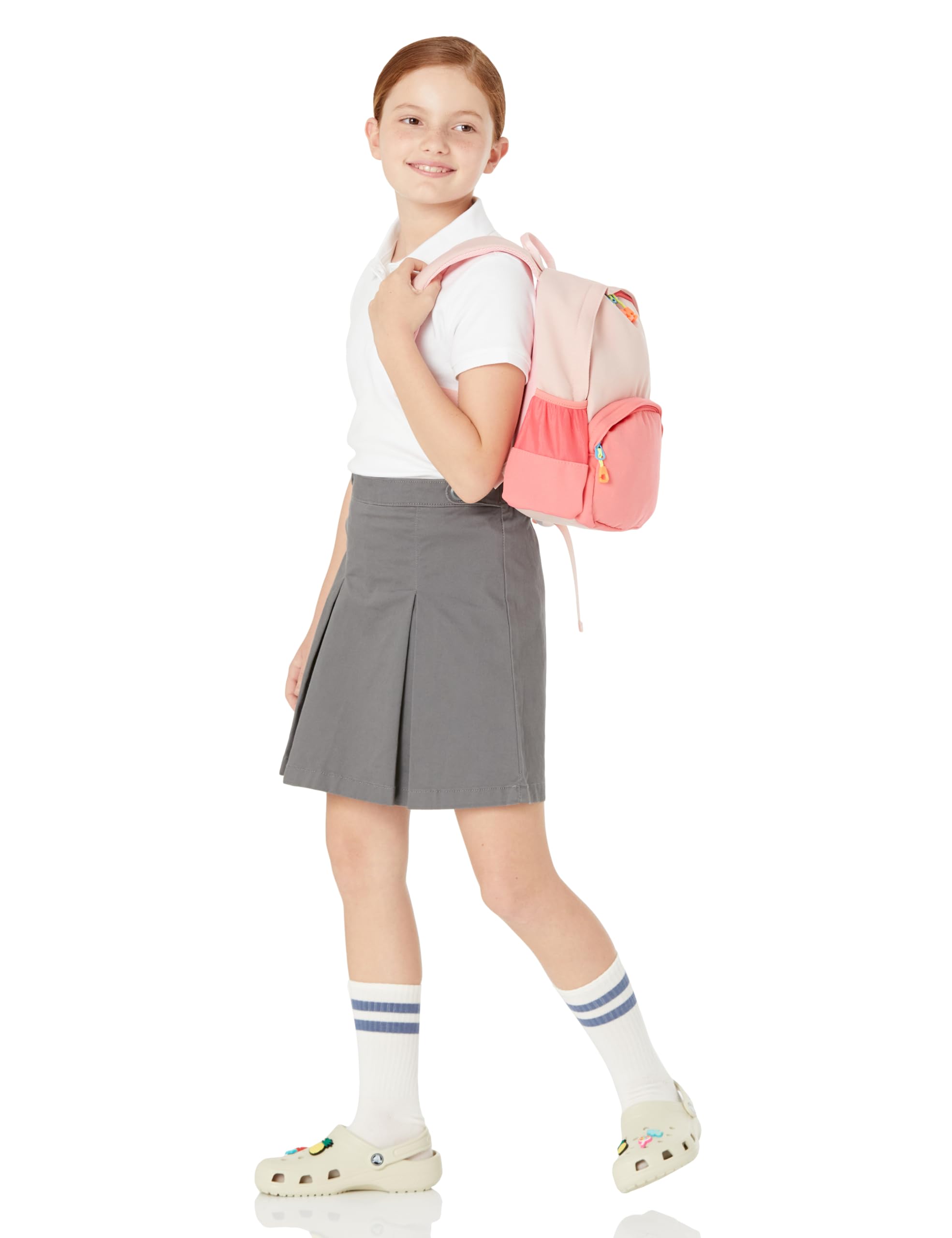 Amazon Essentials Girls' Uniform Scooter Skirts Multipack - School Uniform Skirts for Girls, Comfortable Stretch Fabric, Perfect for School, Church & Formal Events