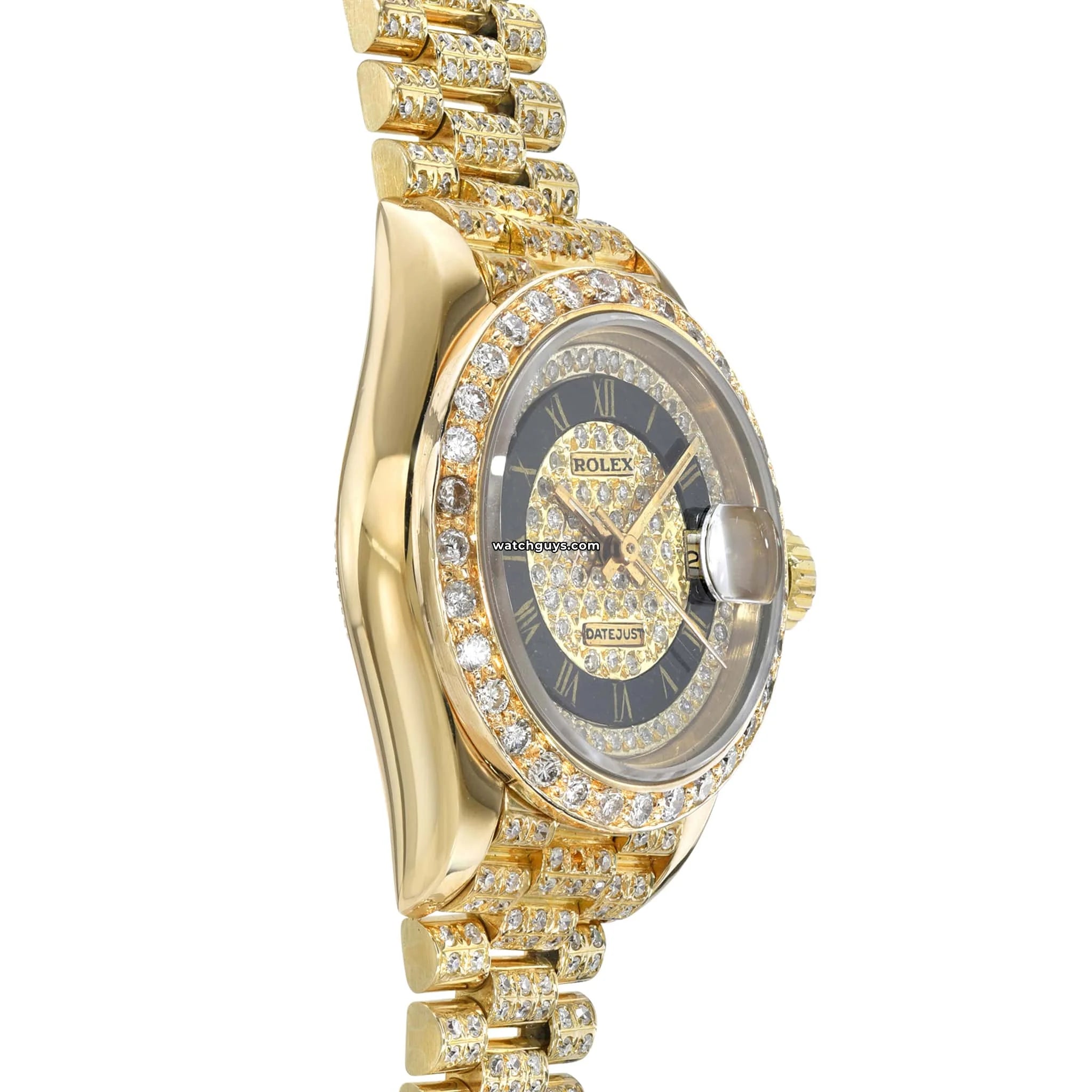 Rolex Datejust 69178 President Diamond Watch - 18K Gold & Diamond Bezel - Luxury Swiss Timepiece for Men - Perfect for Business Meetings, Formal Events & Special Occasions