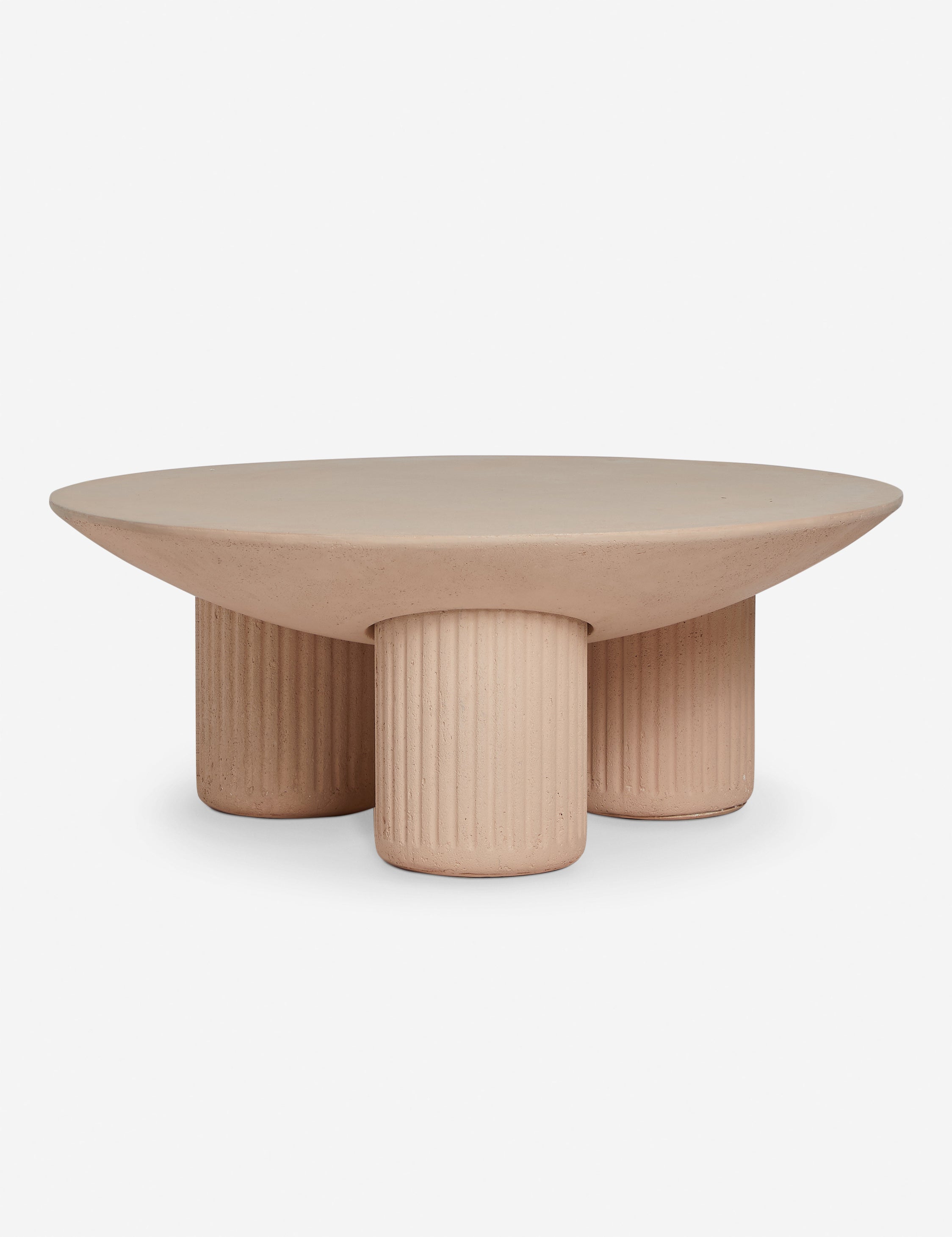 Round Coffee Table for Indoor & Outdoor Use - Modern Patio & Living Room Furniture - Perfect for Relaxing & Entertaining