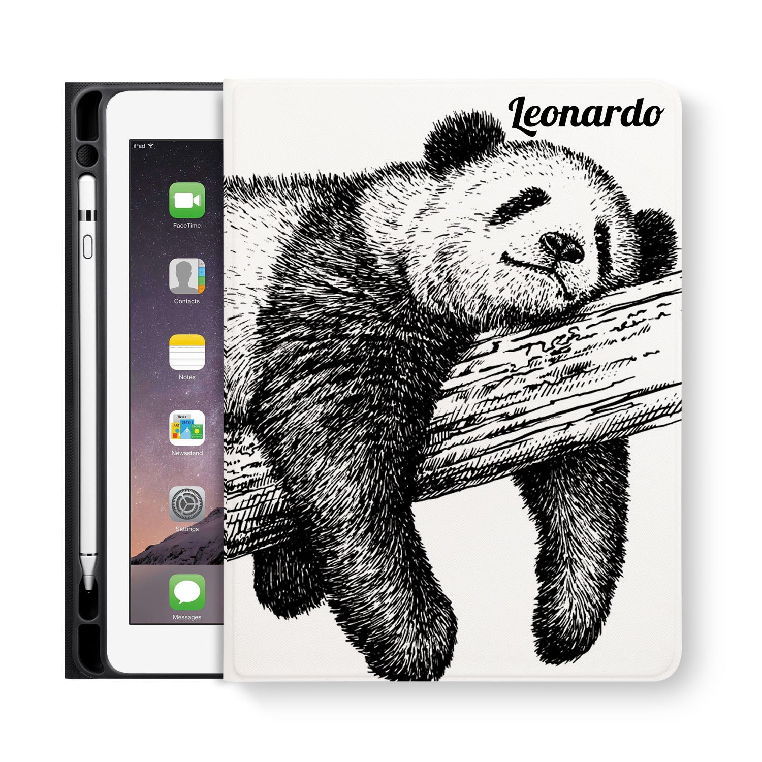 Premium iPad Folio Case with Adorable Animal Design - Slim Protective Cover for iPad Air/Pro (6th/5th/4th Gen) | Perfect for Work, School & Travel Accessories