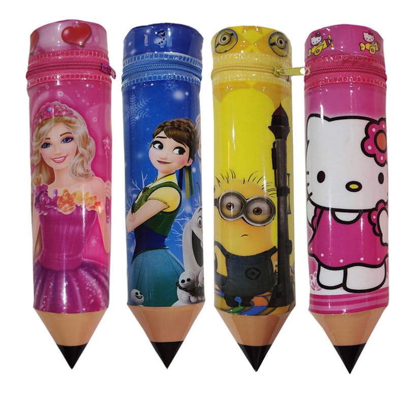 Pink Doll, Blue Doll, Minion & Hello Catty