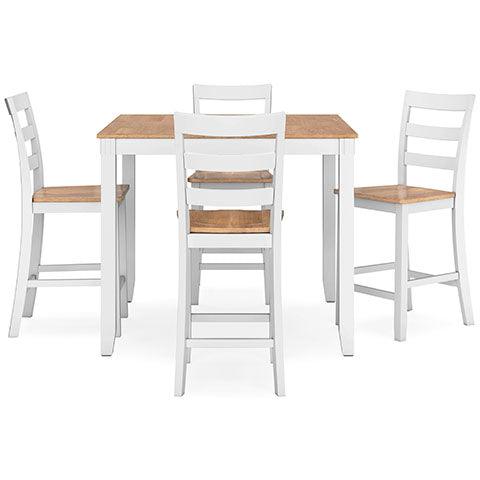 Gesthaven 4-Piece Dining Set with Table & Chairs - Modern Kitchen Furniture for Small Spaces | Perfect for Breakfast Nook, Apartment Dining, and Compact Homes