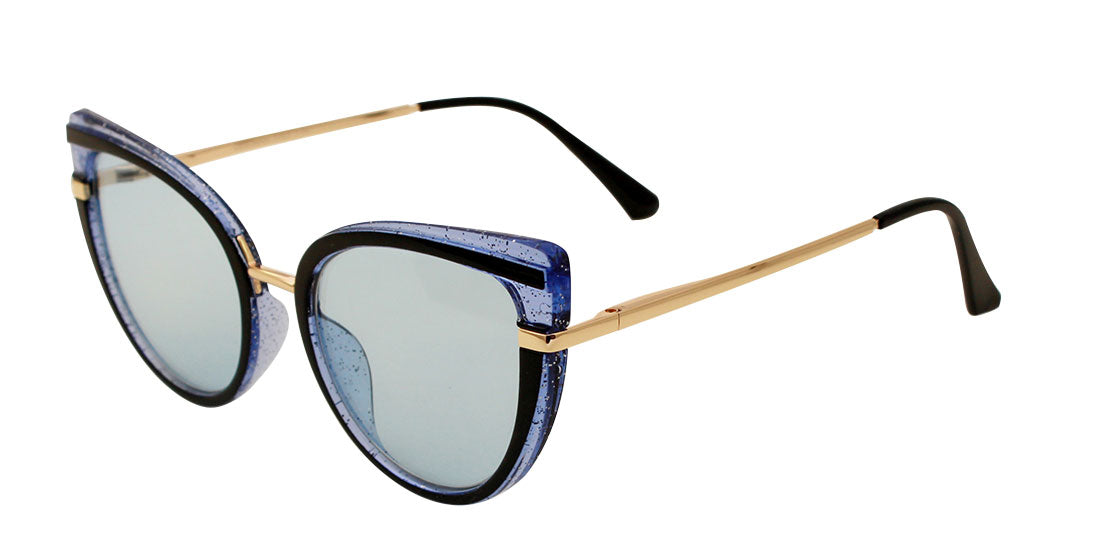 Stylish Translucent Blue Sunglasses 7700 - UV400 Protection, Lightweight & Comfortable for Outdoor Activities, Beach, Driving & Fashion Accessories