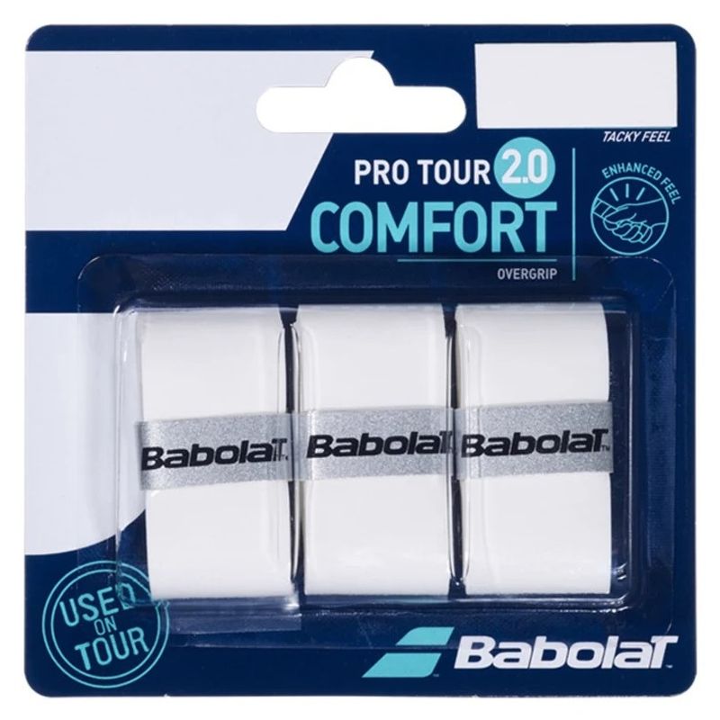 Babolat Pro Tour 2.0 Tennis Overgrip - Premium Grip Tape for Enhanced Control & Comfort - Perfect for Tennis, Badminton & Racquetball Players