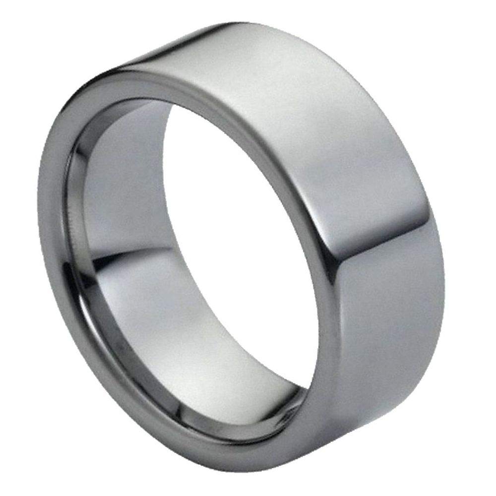 Personalized Tungsten Wedding Rings for Couples - Laser Engraved 9mm Polished Bands for Men & Women - Perfect Anniversary Gift