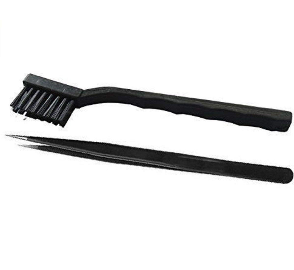 SKY ESD Cleaning Brush Set - Anti Static Brush with ESD Tweezer for Electronics Repair | Perfect for Mobile Parts, Motherboards, Fans & Keyboards | Professional PC Maintenance Tool Kit