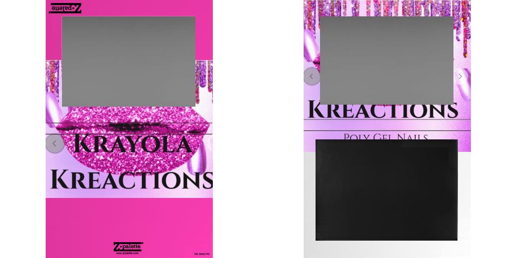Custom Extra Large Z Palette - Magnetic Makeup Palette for Eyeshadows & Blush - Perfect for Professional Makeup Artists & Travel