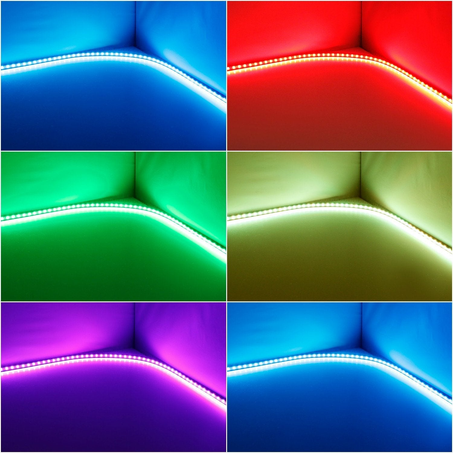 4-Piece Multi-Color RGB 252 LED Underbody Car Lighting Kit with Remote Control - Customize Your Ride for Night Cruising & Car Shows
