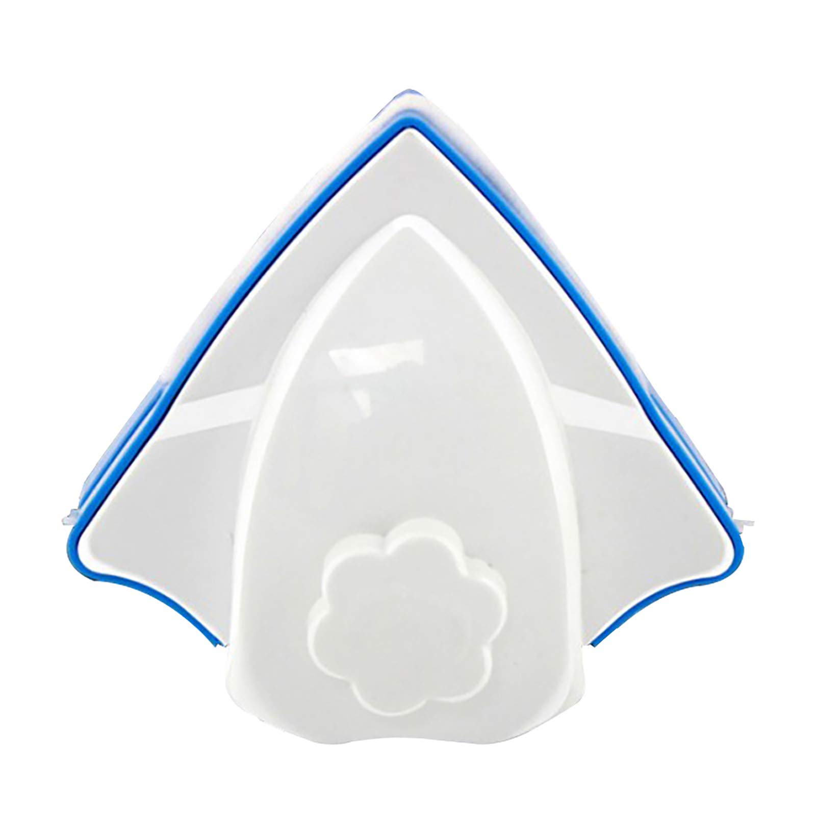 Premium Magnetic Window Cleaner - Double-Sided Glass Cleaning Tool with Anti-Fall Rope | Strong NdFeB Magnets for 3-24mm Double Glazing | Triangular White Design | Perfect for High-Rise Buildings, Skyscrapers & Hard-to-Reach Windows
