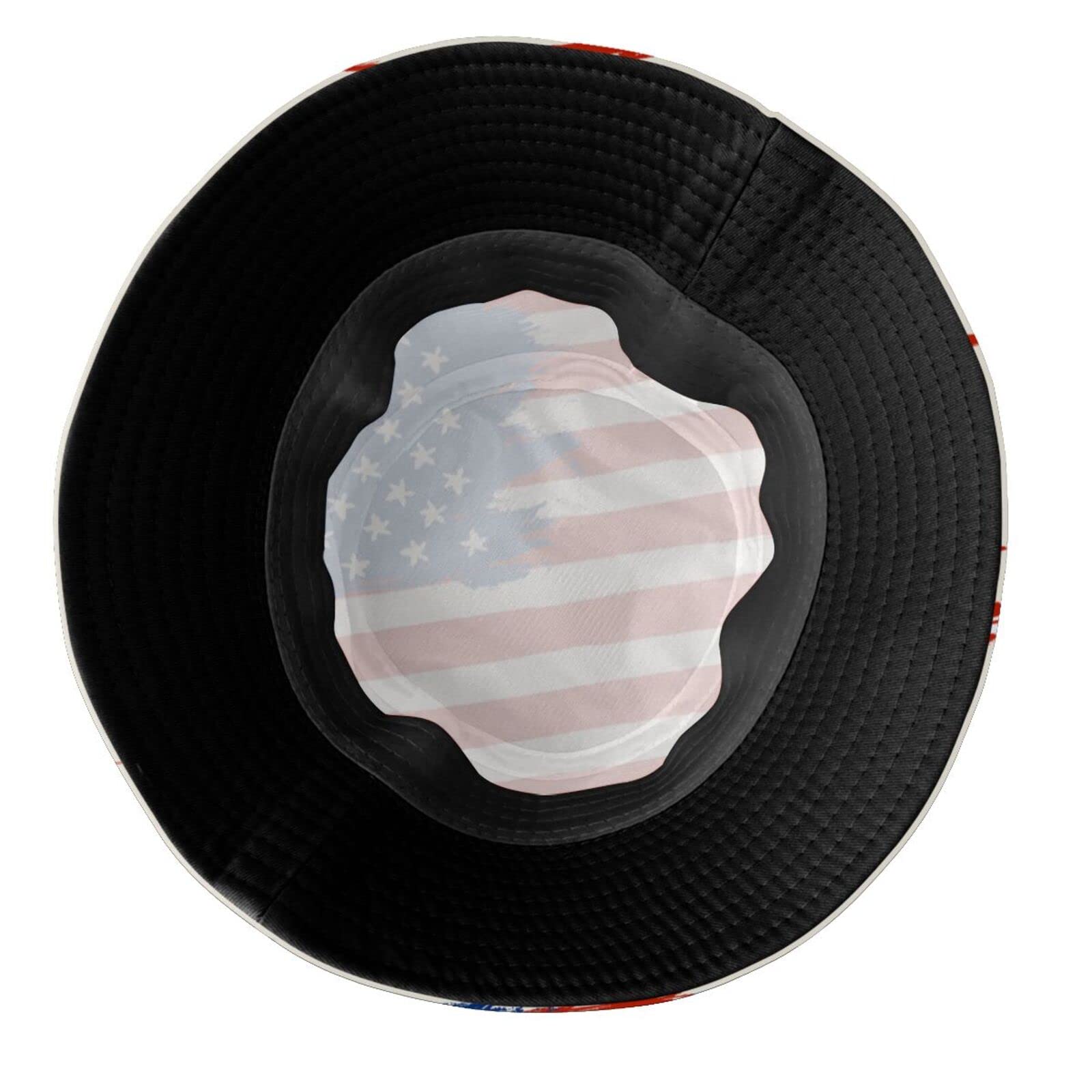American Flag Bucket Hat - Patriotic Wide Brim Sun Hat for Men & Women | UV Protection Summer Beach Hat for Outdoor Activities, Travel, Festivals and 4th of July Celebrations