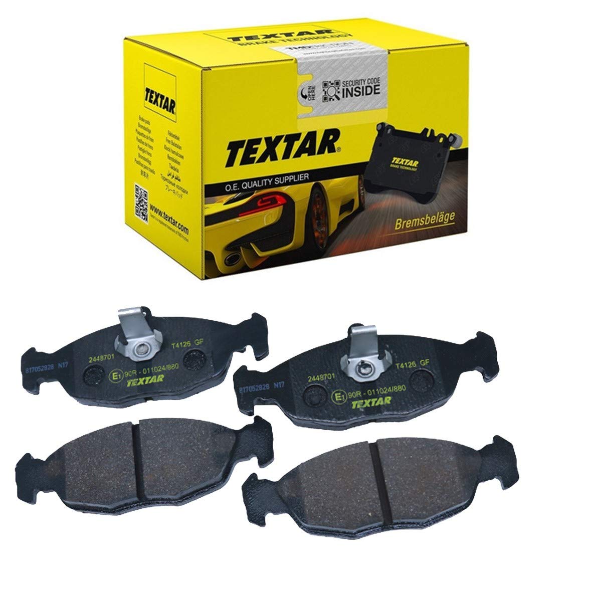 High-Performance 2448701 Brake Pads for Cars & Trucks - Durable & Reliable Braking for Safe Driving - Perfect for Daily Commute & Highway Travel