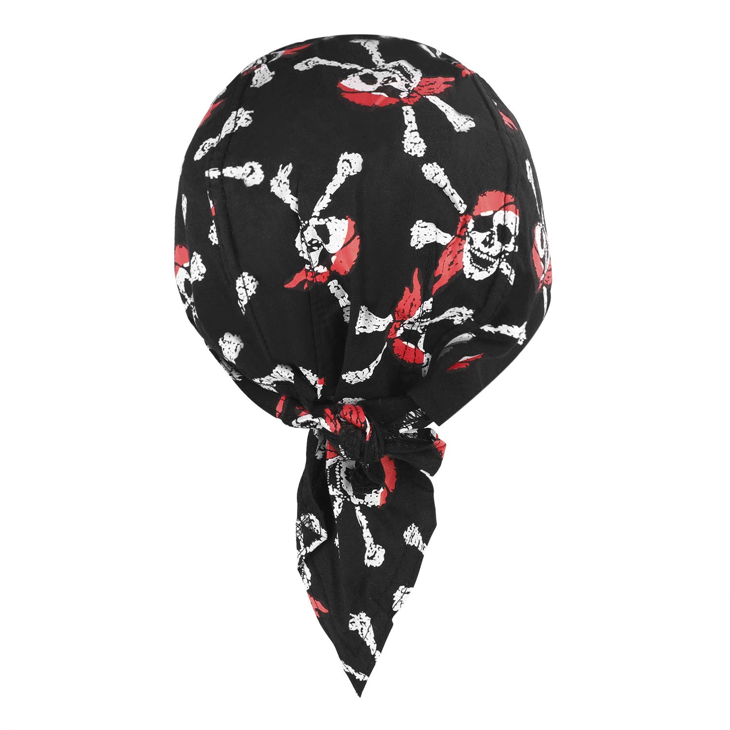 Cycling Skull Cap - UV Protection Headband for Running, Cycling & Outdoor Sports - Moisture Wicking Sun Hat for Men & Women - Perfect for Halloween Pirate Costume & Active Lifestyle