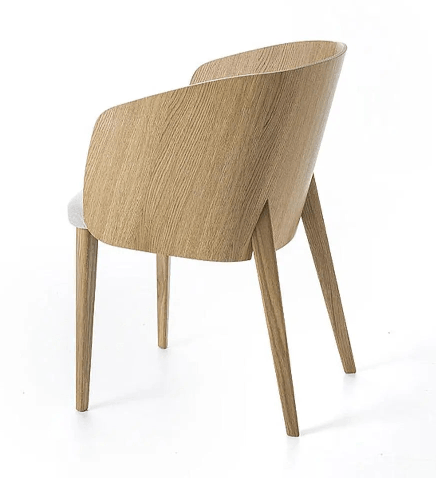 Bross Shell Armchair - Modern Lounge Chair for Living Room, Bedroom & Office - Comfortable & Stylish Seating Furniture