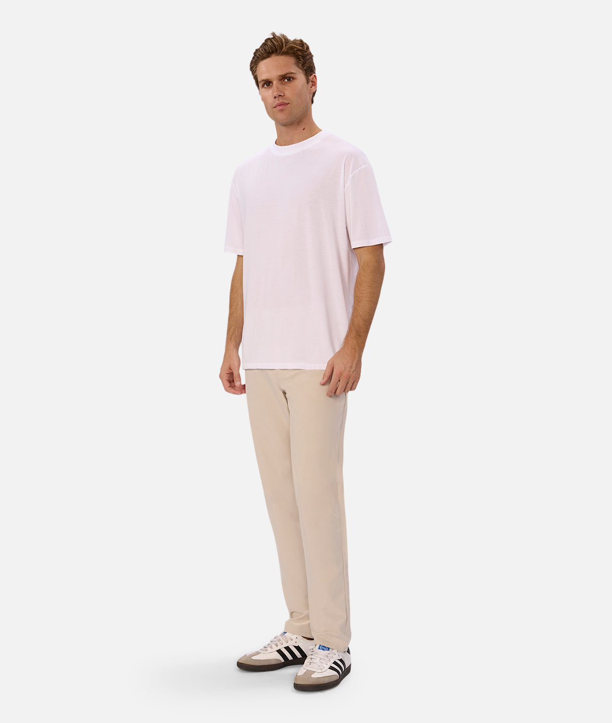 Tech Pinehurst Men's Chino Pants in Stone - Comfortable & Stylish Casual Dress Pants for Work, Office & Everyday Wear