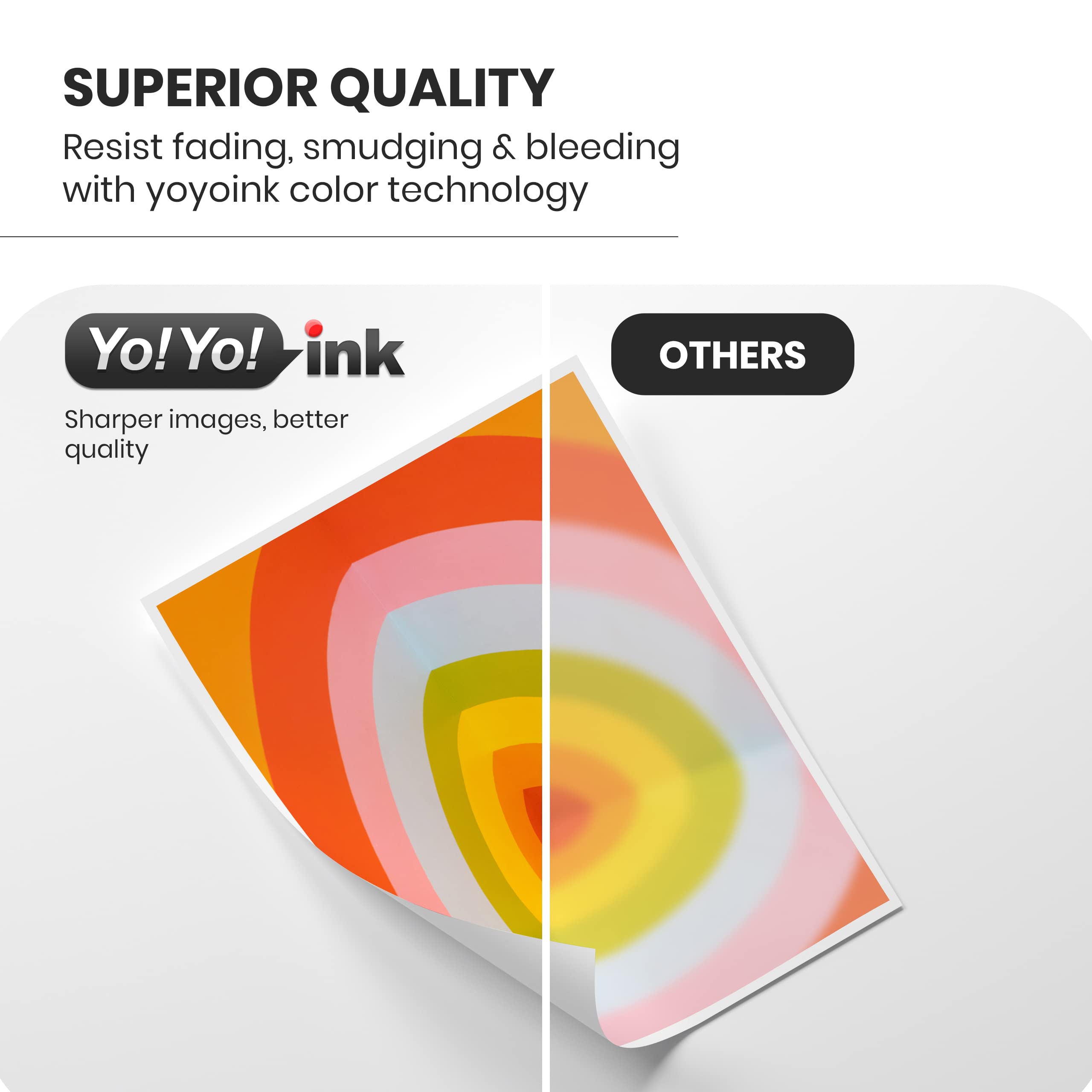 YoYoink Remanufactured HP 63 Ink Cartridge Combo Pack (1 Black, 1 Color) - Replacement for HP 63XL - Compatible with HP 3830, Officejet 4650/4652, Envy 4520, Deskjet 1112/2130 Printers - Perfect for Home & Office Printing Needs