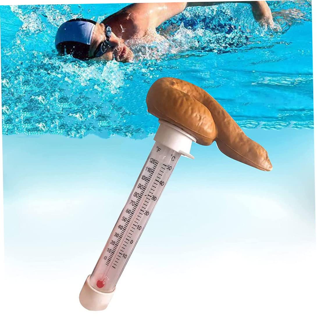 Floating Pool Thermometer for Swimming Pools, Hot Tubs & Spas - Accurate Water Temperature Gauge with Fun Prank Design - Perfect for Backyard, Vacation Homes & Water Therapy