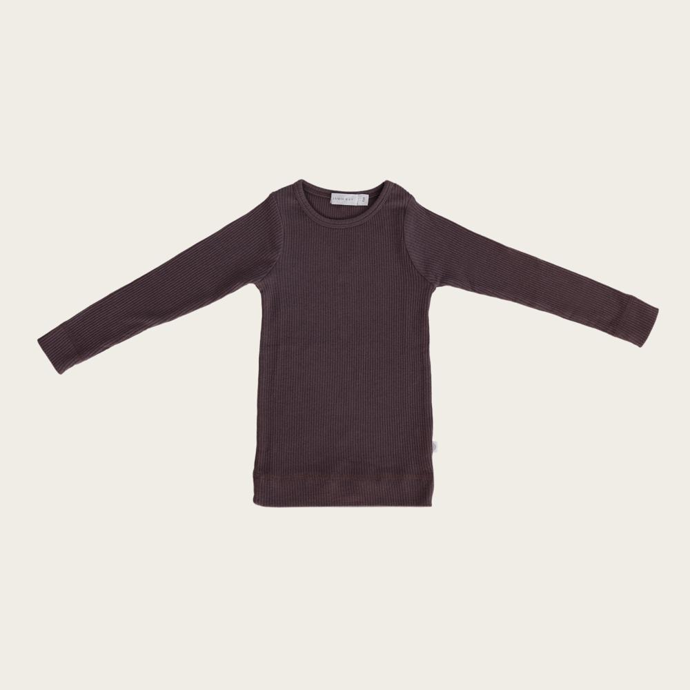 Organic Cotton Long Sleeve T-Shirt for Women - Soft Comfortable Wisteria Purple Blouse - Perfect for Casual Wear, Layering & Office Outfits