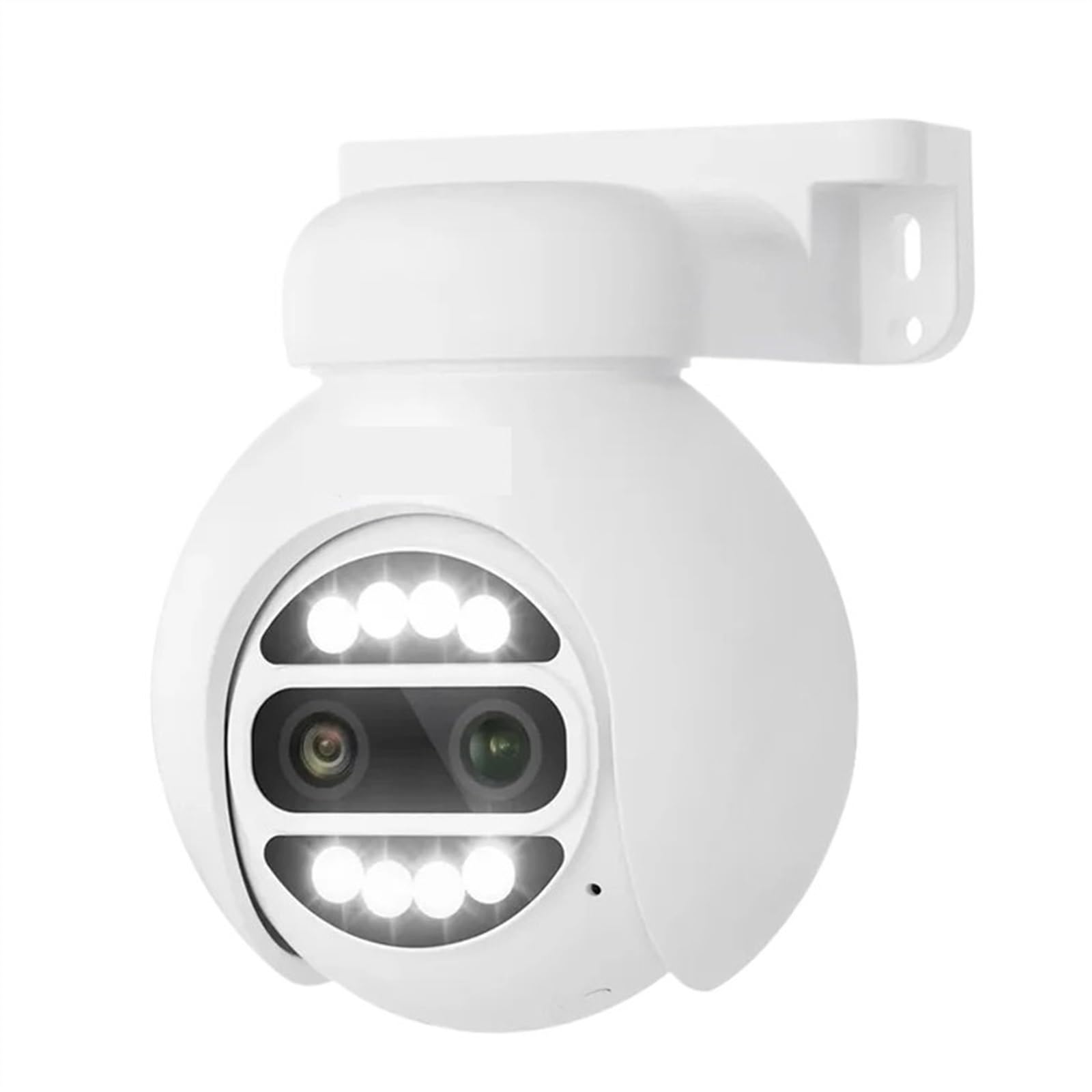 8MP 4K PTZ IP Speed Dome Security Camera with 8X Zoom, POE, Two-Way Audio, H.265, Waterproof, Pan-Tilt & SD Card Slot (Includes 128GB Card) - Ideal for Outdoor Home Security & Business Surveillance