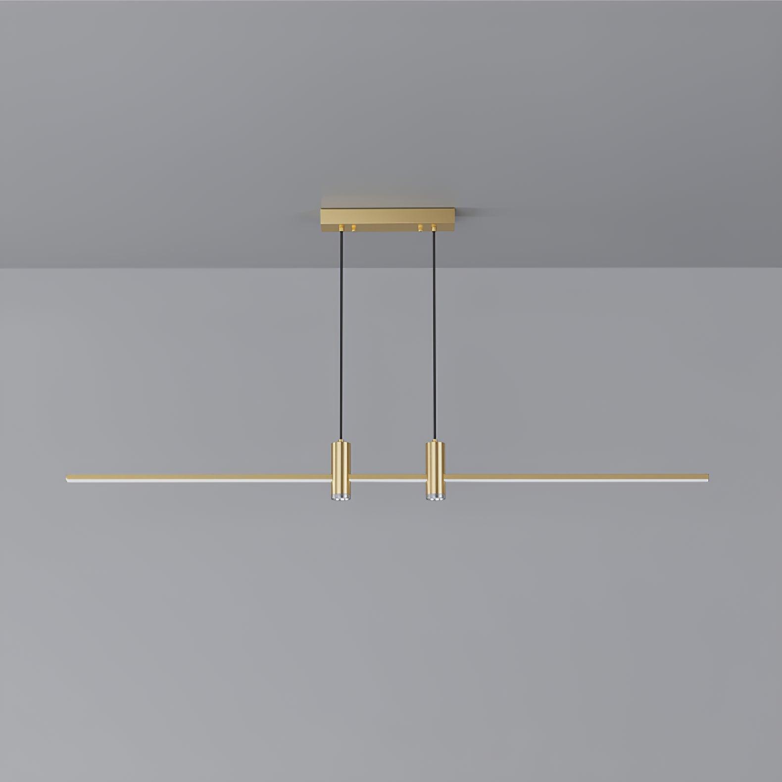 Modern Link Pendant Light - Adjustable Hanging Chandelier for Kitchen Island, Dining Room & Bedroom Lighting - Industrial Vintage Ceiling Fixture with Edison Bulbs