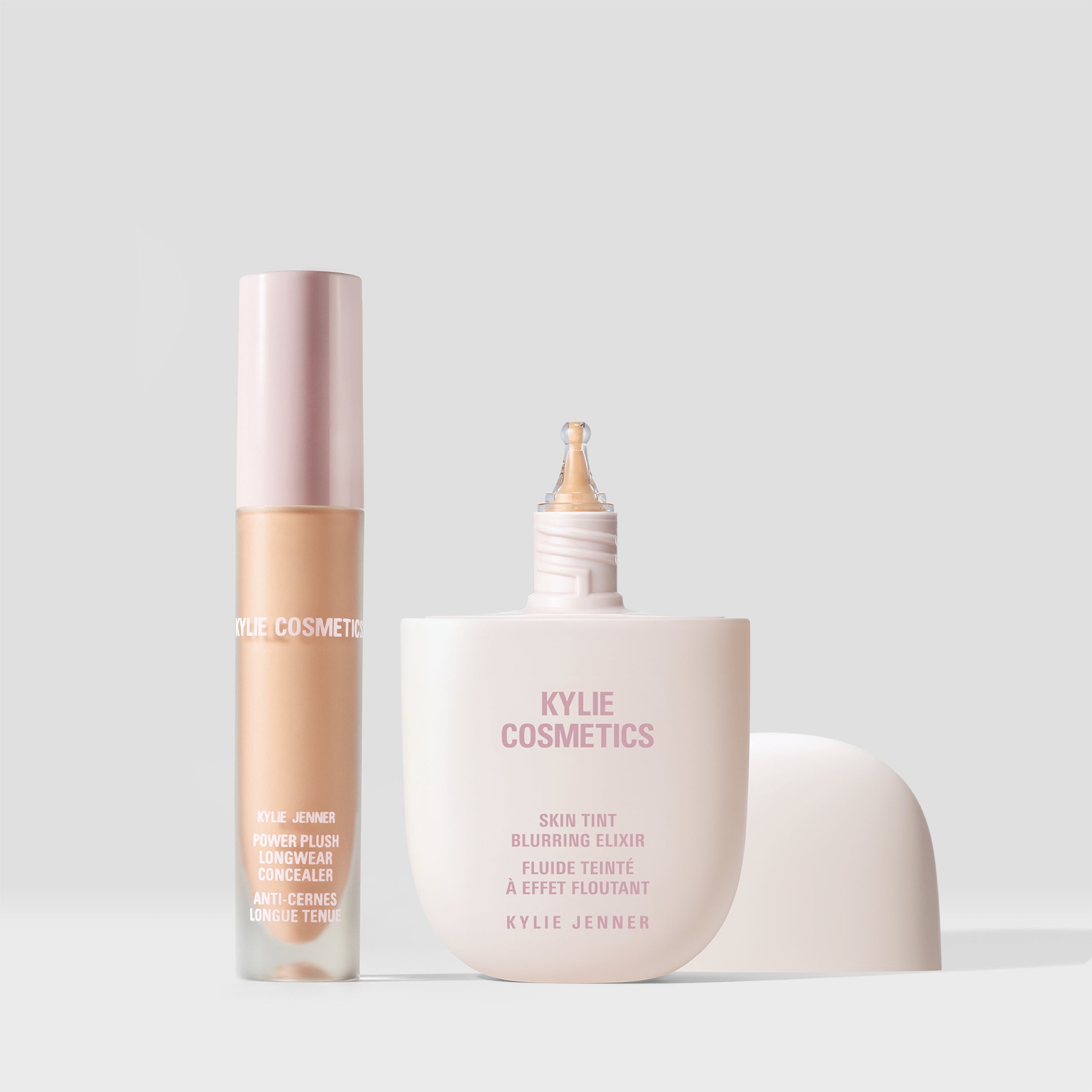 Skin Tint Blurring Elixir & Power Plush Concealer Duo - Natural Finish Makeup Set for Flawless Coverage | Perfect for Everyday Wear and Special Occasions